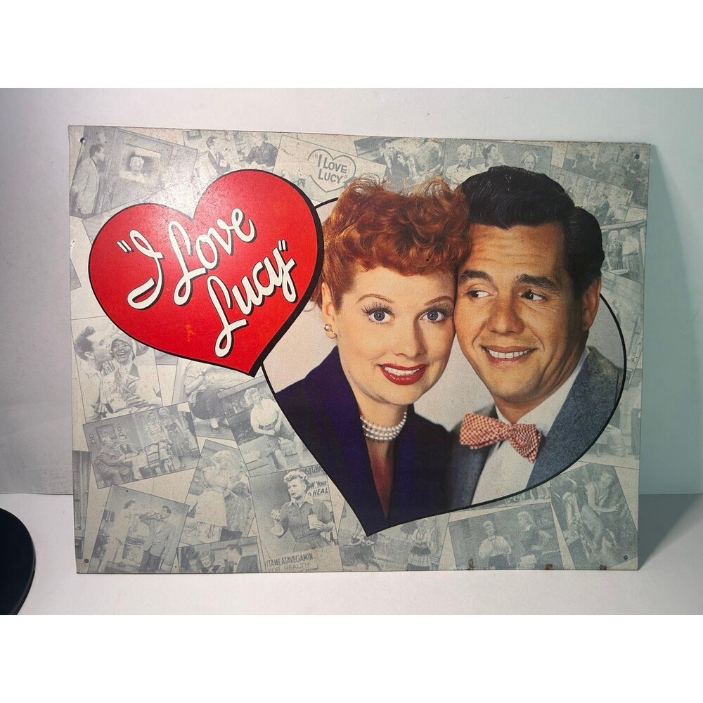 I Love Lucy Vintage Metal Picture